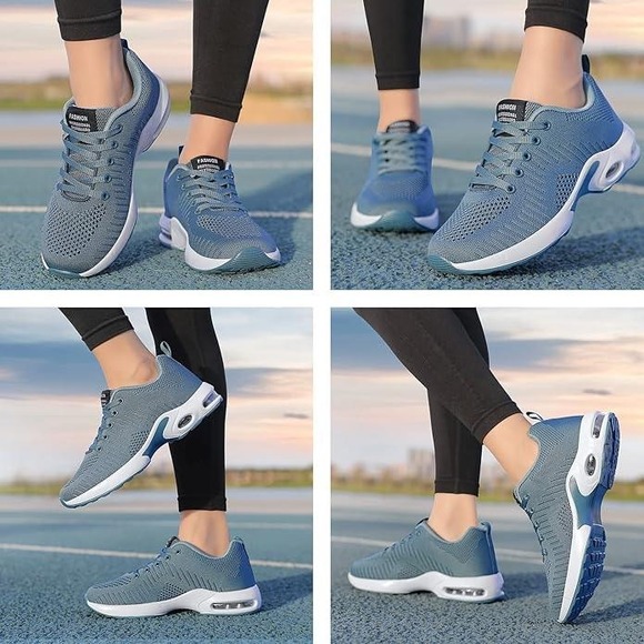 Women's US 8 Running Shoes Lightweight Fashion Sport Sneakers Casual Walking At - Picture 7 of 8